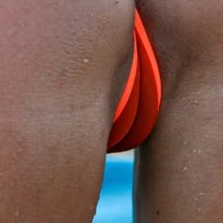 PLUG CamelToe Transparent - Bikini String Tanga -Aufreizende Bademode 337 5 cameltoe bikini orange transparent6 1280x1280 1