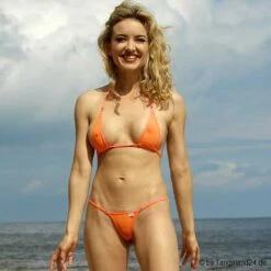 Micro Bikini - Orange Transparent