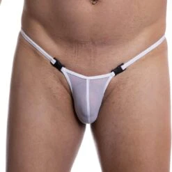Men CLIP String Tanga - Transparent (Extra Small) -Aufreizende Bademode Men CLIP String Transparent 07 1280x1280
