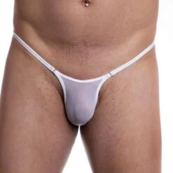 Men Seamless String Tanga - Transparent (Extra Small) -Aufreizende Bademode Men Seamless String Transparent 03 1280x1280