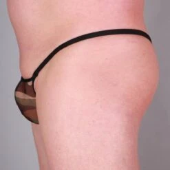 Men String Tanga - Camo Transparent (Extra Small) -Aufreizende Bademode Men String Tanga ExtraSmall Camo Transparent 03 1280x1280
