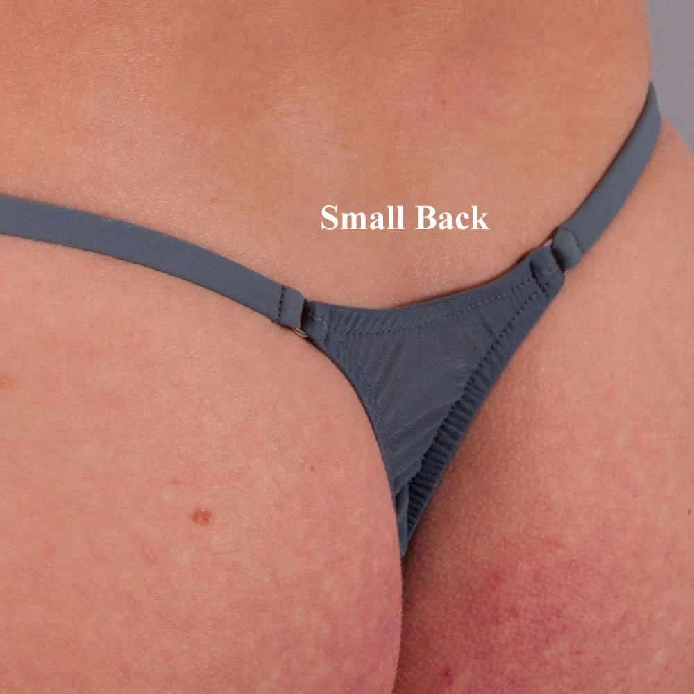 Exclusive Men String Tanga - Grau Transparent 4 Exclusive Men String Tanga - Grau Transparent – Bild 4