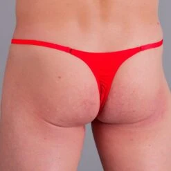 Exclusive Men String Tanga - Rot Transparent -Aufreizende Bademode exclusive mens string tanga Rot transparent 9 1280x1280