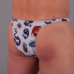 Exclusive Men String Tanga - Tattoo -Aufreizende Bademode exclusive mens string tanga tattoo 6 1280x1280