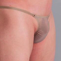 Exclusive Men String Tanga - Toffee Transparent -Aufreizende Bademode exclusive mens string tanga toffee transparent 6 1280x1280