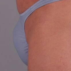 Exclusive Men String Tanga - UNI Hellgrau -Aufreizende Bademode exclusive mens string tanga uni hellgrau 5 1280x1280