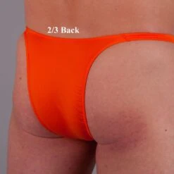 Exclusive Men String Tanga - UNI Orange -Aufreizende Bademode exclusive mens string tanga uni orange 110 1280x1280