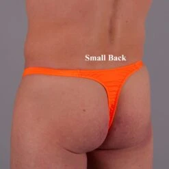 Exclusive Men String Tanga - UNI Orange -Aufreizende Bademode exclusive mens string tanga uni orange 70 1280x1280