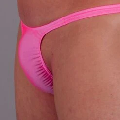 Exclusive Men String Tanga - UNI Pink -Aufreizende Bademode exclusive mens string tanga uni pink 4 1280x1280