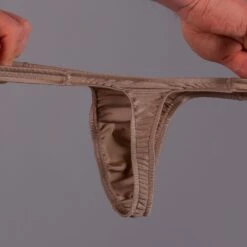 Exclusive Men String Tanga - UNI Toffee -Aufreizende Bademode exclusive mens string tanga uni toffee 8 1280x1280