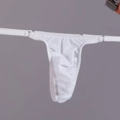 Exclusive Men String Tanga - Weiß Transparent -Aufreizende Bademode exclusive mens string tanga weiss transparent 5 1280x1280