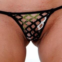 PLUG Fishnet Camo - Bikini String Tanga