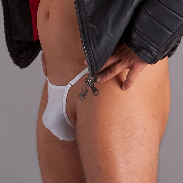 Men String Tanga - UNI Weiß (Extra Small) 5 Men String Tanga - UNI Weiß (Extra Small) – Bild 5